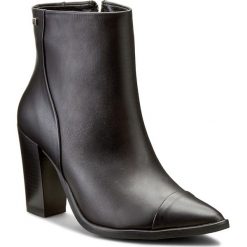 Buty zimowe damskie: Botki MACCIONI - 450 Czarny