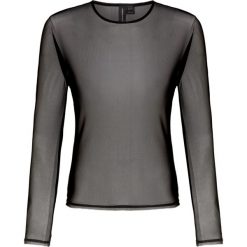 Top Y-3. Czarne bluzki damskie Y-3, w paski, z tkaniny, eleganckie, z okrągłym kołnierzem, bez rękawów. Za 880,00 zł.