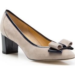 Buty damskie. Brązowe czółenka damskie Wittchen, ze skóry. W wyprzedaży za 459,90 zł.
