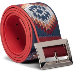 Pasek Damski DESIGUAL - 20SARP02 2000. Niebieskie paski damskie Desigual, w paski, ze skóry ekologicznej. W wyprzedaży za 169,00 zł.
