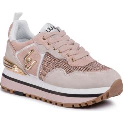 Sneakersy LIU JO - Maxi Alexa Running BXX051 PX052 Sand 01127. Brązowe półbuty damskie Liu Jo, bez wzorów, ze skóry ekologicznej, bez obcasa, na płaskiej podeszwie, bez zapięcia. W wyprzedaży za 509,00 zł.