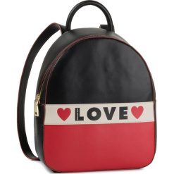 Plecak LOVE MOSCHINO - JC4229PP08KD100A Mix Ner/Bia/Ro. Czarne plecaki damskie Love Moschino, bez wzorów, ze skóry ekologicznej, eleganckie. Za 899,00 zł.
