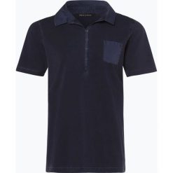 Marc O'Polo - Damska koszulka polo, niebieski. Niebieskie koszulki damskie Marc O'Polo, xs, bez wzorów, z dżerseju, polo, bez rękawów. Za 199,95 zł.