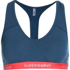 Biustonosze sportowe: Icebreaker SPRITE RACERBACK BRA Biustonosz sportowy prussian blue/poppy red
