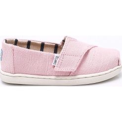 Toms - Tenisówki dziecięce. Szare trampki dziewczęce marki Toms, z gumy, z okrągłym noskiem. Za 149,90 zł.