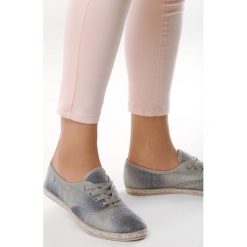 Szare Tenisówki Crafty. Szare trampki i tenisówki damskie Born2be, na sznurówki. Za 29,99 zł.