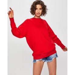 Answear - Bluza. Żółte bluzy damskie ANSWEAR, s, z nadrukiem, z elastanu, bez rękawów, bez kaptura. Za 99,90 zł.