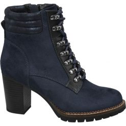 Botki damskie: botki damskie Highland Creek niebieskie