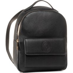 Plecak TRUSSARDI JEANS - Belgrado Backpack 75B01012 K299. Czarne plecaki damskie Trussardi Jeans, bez wzorów, z jeansu, eleganckie. Za 719,00 zł.
