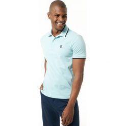 Koszulka polo w kolorze błękitnym. Niebieskie koszulki męskie Jimmy Sanders, xl, z haftami, polo, bez rękawów. W wyprzedaży za 79,95 zł.