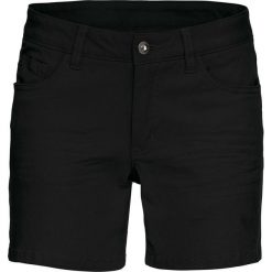 Krótkie spodenki twillowe bonprix czarny. Czarne spodnie damskie bonprix. Za 74,99 zł.