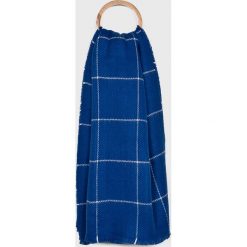 G-Star Raw - Szal. Niebieskie szaliki damskie G-Star RAW, bez wzorów, z dzianiny, retro. W wyprzedaży za 129,90 zł.