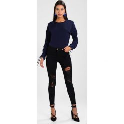 Bluzki damskie: NAKD DRAWSTRING BLOUSE Bluzka navy