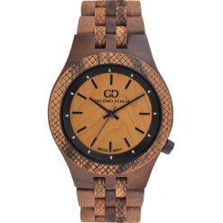Zegarek Giacomo Design Drewniany męski GD08903. Brązowe zegarki męskie marki Giacomo Design. Za 539,99 zł.