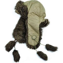 Czapki damskie: Art of Polo Czapka damska Uszanka Elegant fur beżowo-szara