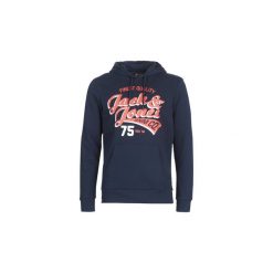 Bluzy Jack Jones JJELOGO. Niebieskie bluzy męskie Jack & Jones, s, bez wzorów, bez kołnierzyka, bez rękawów, bez kaptura. Za 90,30 zł.