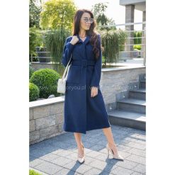 Płaszcz Elegant Granat. Płaszcze damskie Modaforyou, bez wzorów. Za 189,00 zł.