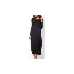 SUKIENKA CLASSIC | MIDI CZARNA. Czarne sukienki na komunię marki Meleksima, na co dzień, l, z materiału, midi, oversize. Za 125,30 zł.