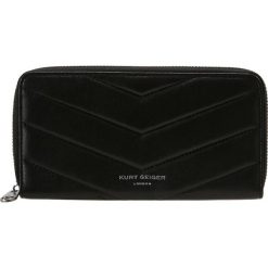Kurt Geiger ZIP AROUND WALLET Portfel black. Czarne portfele damskie marki Kurt Geiger. Za 419,00 zł.