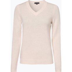 Franco Callegari - Damski sweter z wełny merino, beżowy. Brązowe swetry klasyczne damskie Franco Callegari, l, z dzianiny. Za 229,95 zł.