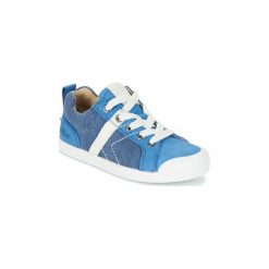 Buty Dziecko Kickers TRANKILOU. Niebieskie trampki chłopięce marki Kickers. Za 244,30 zł.