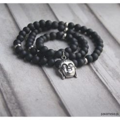 Naszyjniki męskie: naszyjnik MĘSKI : BUDDHA :: stal szlachetna