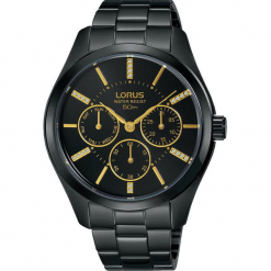 Zegarek Lorus Zegarek Damski Lorus RP697CX9 Black MultiData Cyrkonie. Czarne zegarki damskie Lorus. Za 324,99 zł.
