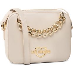 Torebka LOVE MOSCHINO - JC4253PP0AKC0110 Avorio. Białe listonoszki damskie Love Moschino, bez wzorów, ze skóry ekologicznej, bez dodatków. W wyprzedaży za 449,00 zł.