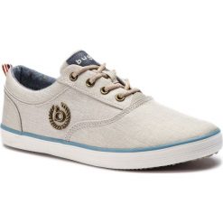 Tenisówki BUGATTI - 321-50204-6900-5200 Beige. Brązowe półbuty męskie Bugatti, bez wzorów, z gumy, bez zapięcia. W wyprzedaży za 199,00 zł.