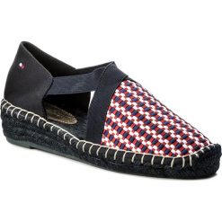 Espadryle damskie: Espadryle TOMMY HILFIGER – Corporate Interwoven Espadrille FW0FW02259 Rwb 020