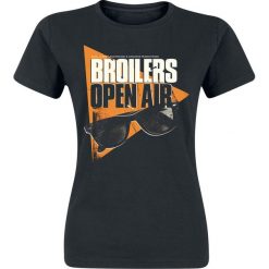 Bluzki asymetryczne: Broilers Open Air Koszulka damska czarny