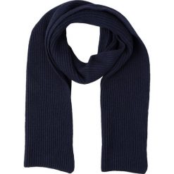 Johnstons Cashmere Szal navy. Niebieskie szaliki damskie marki Johnstons Cashmere, z kaszmiru. Za 629,00 zł.