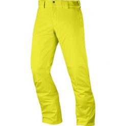 Salomon Męskie Spodnie Narciarskie Stormpunch Pant M Sulphur Spring Xl. Żółte spodnie męskie marki Salomon, na zimę, xl, bez wzorów, sportowe. W wyprzedaży za 455,00 zł.