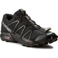 Buty SALOMON - Speedcross 4 383130 26 V0 Black/Black/Black Metallic. Czarne buty sportowe męskie Salomon, z tkaniny, na sznurówki, do biegania, salomon speedcross. W wyprzedaży za 399,00 zł.