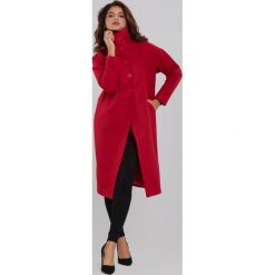 Czerwony Płaszcz Derita. Czerwone płaszcze damskie Renee, m, bez wzorów, eleganckie, długie. Za 189,99 zł.