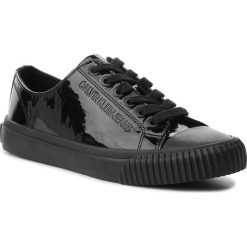 Trampki CALVIN KLEIN JEANS - Ireland R0775 Black. Czarne trampki i tenisówki damskie Calvin Klein Jeans, bez wzorów, z jeansu, bez zapięcia. W wyprzedaży za 269,00 zł.