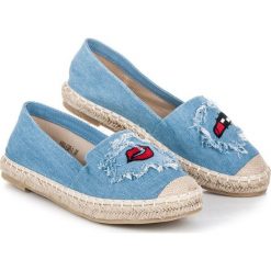 Tomsy damskie: JEANSOWE ESPADRYLE Z NASZYWKAMI Bestelle niebieskie