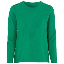 Cellbes Pulower zielony female zielony 62/64. Zielone swetry damskie Cellbes, bez wzorów, z dzianiny, bez rękawów, bez kaptura. W wyprzedaży za 85,00 zł.