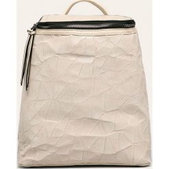 Answear - Plecak. Białe plecaki damskie ANSWEAR, bez wzorów, ze skóry ekologicznej, eleganckie. Za 169,90 zł.