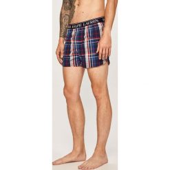 Polo Ralph Lauren - Bokserki. Niebieskie bokserki męskie Polo Ralph Lauren, bez wzorów, z elastanu. W wyprzedaży za 129,90 zł.