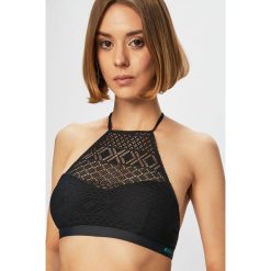 Roxy - Biustonosz kąpielowy. Zielone stroje kąpielowe damskie marki Roxy, s, z haftami, z elastanu. Za 189,90 zł.