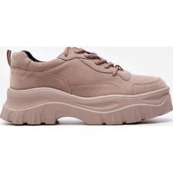 Sneakersy na platformie - Beżowy. Brązowe sneakersy damskie House. Za 79,99 zł.