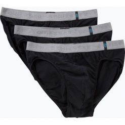 Schiesser - Slipy męskie pakowane po 3 szt., czarny. Czarne slipy męskie Schiesser, s, bez wzorów, z bawełny. Za 139,95 zł.
