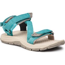 Sandały COLUMBIA - Big Water II BL1777 Teal/Ancient Fossil 330. Niebieskie klapki damskie Columbia, bez wzorów, z tworzywa sztucznego, bez obcasa. W wyprzedaży za 209,00 zł.