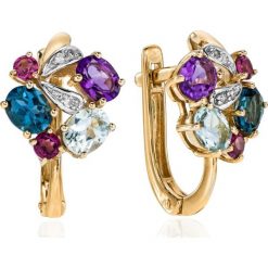 Kolczyki damskie: Unikalne Kolczyki – , Diament 0,03ct…
