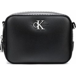 Calvin Klein Mono Cross body bag Czarny. Czarne torebki klasyczne damskie Calvin Klein, w paski, z jeansu, bez dodatków. Za 376,95 zł.