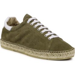 Espadryle QUAZI - QZ-63-04-000621 669. Zielone espadryle męskie QUAZI, na co dzień, bez wzorów, ze skóry, eleganckie, bez zapięcia. W wyprzedaży za 259,00 zł.