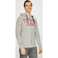 Tommy Jeans - Bluza. Szare bluzy męskie Tommy Jeans, m, z nadrukiem, z bawełny, z kapturem, bez rękawów, z kapturem. W wyprzedaży za 239,90 zł.