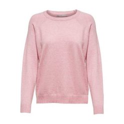ONLY Damski sweter Lesly Kings L / S Pullover Knt Noos LightPink W. Melange (rozmiar L). Różowe swetry damskie ONLY, s, bez wzorów, bez rękawów, bez kaptura. W wyprzedaży za 77,00 zł.
