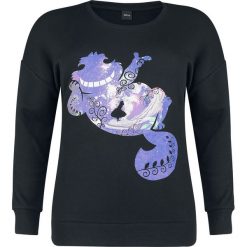 Bluzy rozpinane damskie: Alicja w Krainie Czarów Cheshire Cat Galaxy Bluza damska czarny